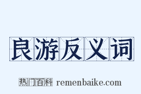 良游反义词是什么意思的图片